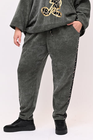 Tuta ciniglia topolino - Verde militare