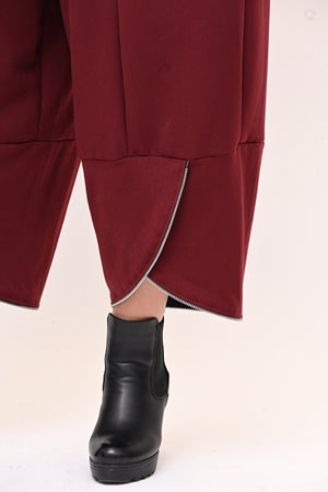 Completo doppia zip - Vino