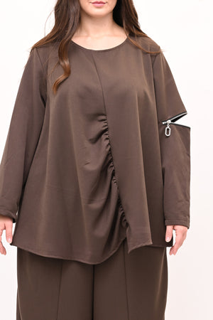 Completo doppia zip - Moro