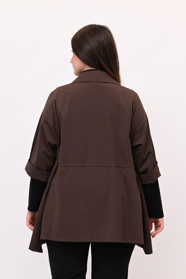 Giacca doppio petto over - Moro