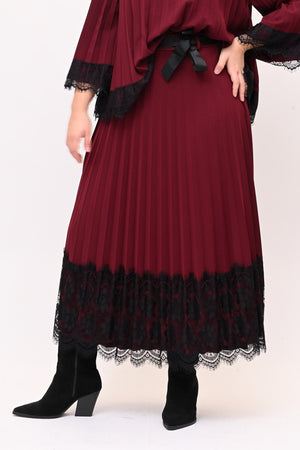 Gonna plisse pizzo - Vino