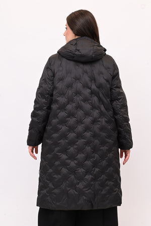 Cappotto imbottito reversibile - Verde militare/Nero