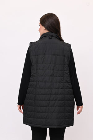 Piumino 3/4 doppio - Verde militare