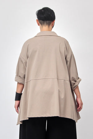 Giacca doppio petto - Cemento