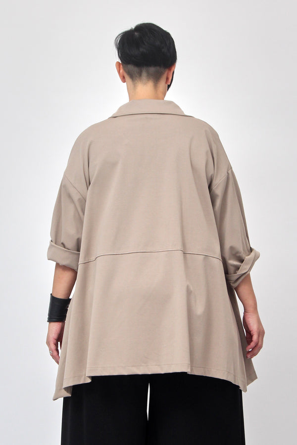 Giacca doppio petto - Cemento