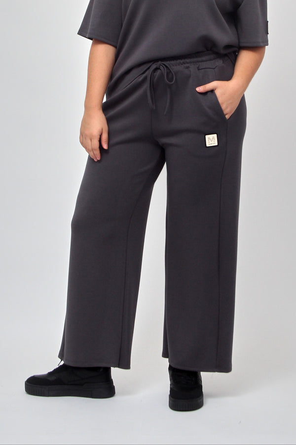 Completo crop neoprene - Piombo