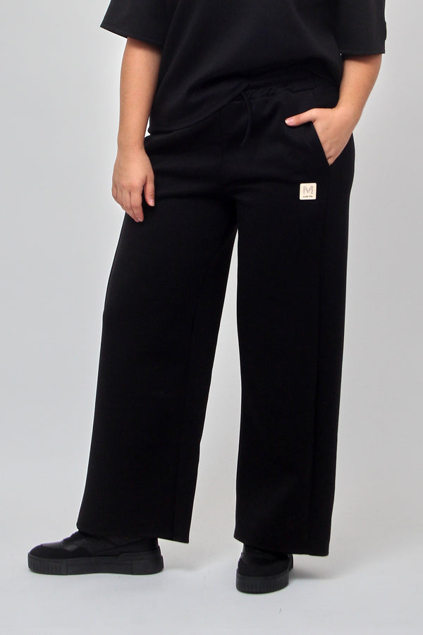 Completo crop neoprene - Nero