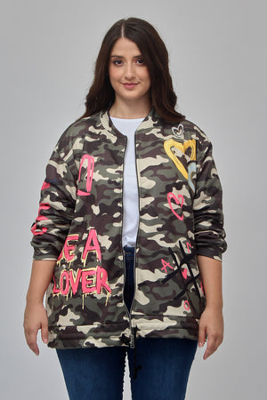 Bomber mimetico - Mimetico chiaro