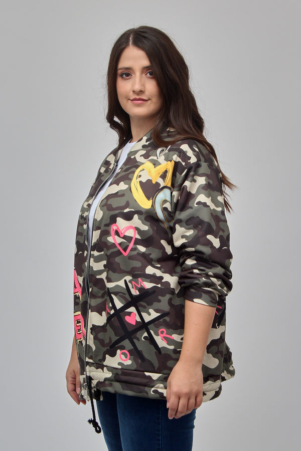 Bomber mimetico - Mimetico chiaro