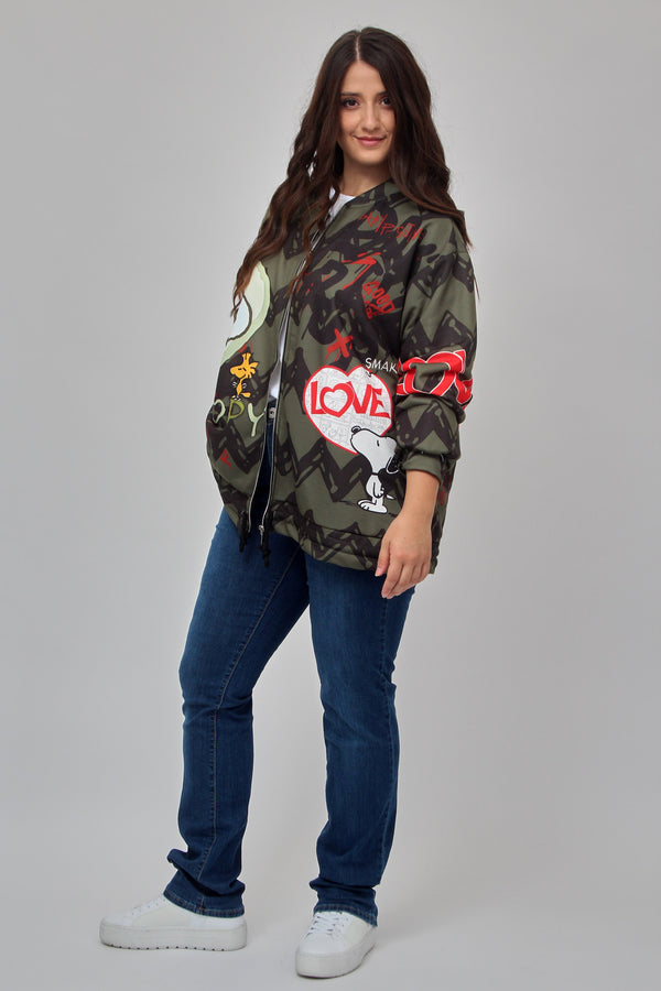 Bomber mimetico - Mimetico scuro