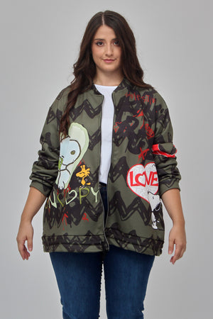 Bomber mimetico - Mimetico scuro