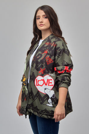 Bomber mimetico - Mimetico scuro