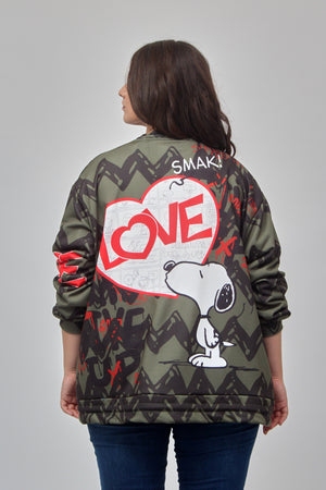 Bomber mimetico - Mimetico scuro