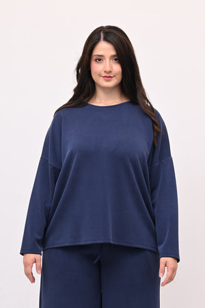 Tuta neoprene over - Blu