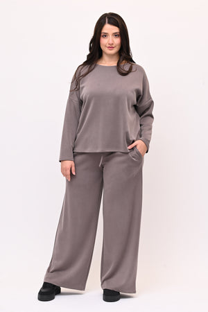 Tuta neoprene over - Grigio