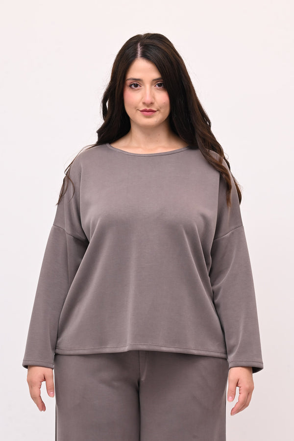 Tuta neoprene over - Grigio
