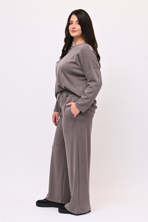 Tuta neoprene over - Grigio