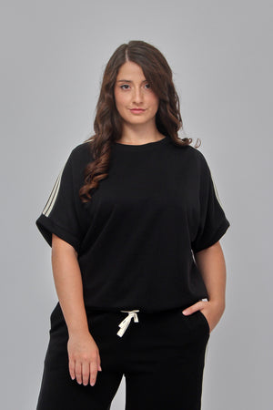 Tuta inserto sport - Nero