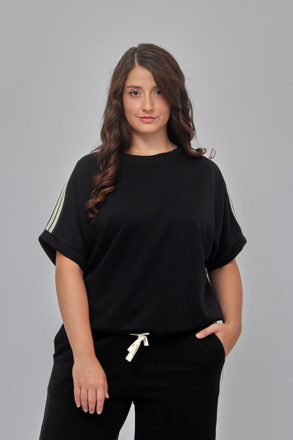 Tuta inserto sport - Nero