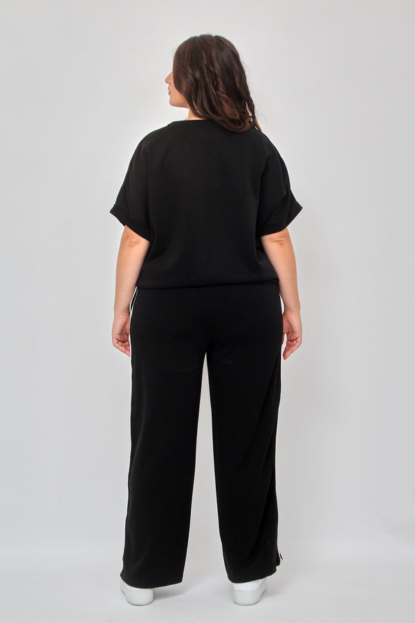 Tuta inserto sport - Nero