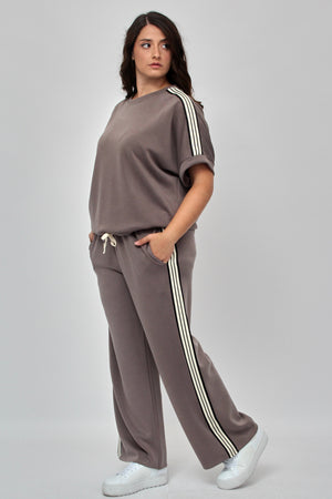 Tuta inserto sport - Grigio