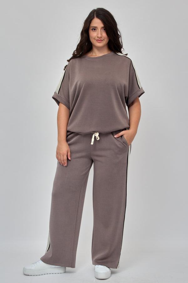 Tuta inserto sport - Grigio