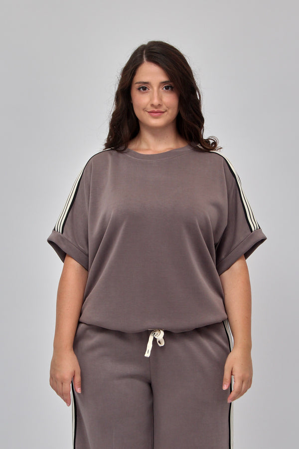 Tuta inserto sport - Grigio