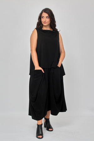 Completo gilet neoprene - Nero