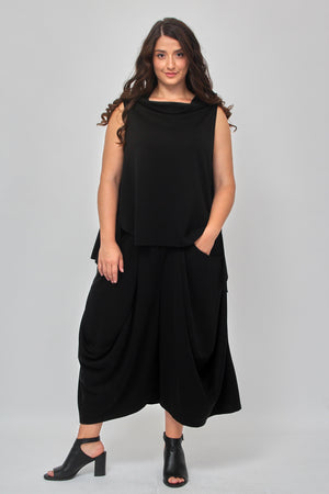 Completo gilet neoprene - Nero