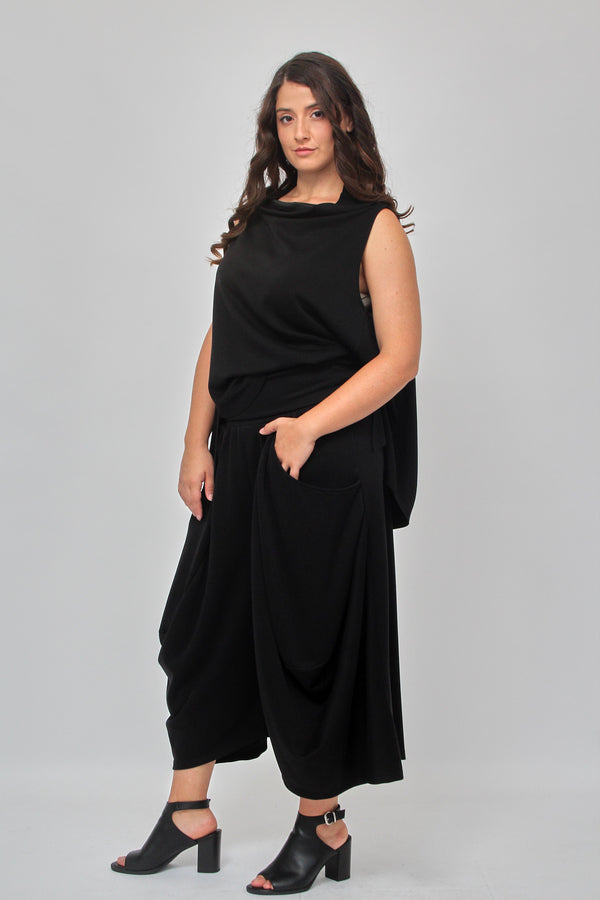 Completo gilet neoprene - Nero