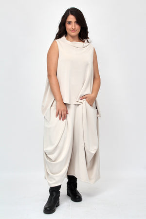 Completo gilet neoprene - Greige