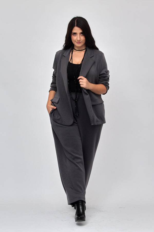 Tailleur neoprene - Grigio