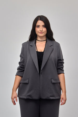 Tailleur neoprene - Grigio