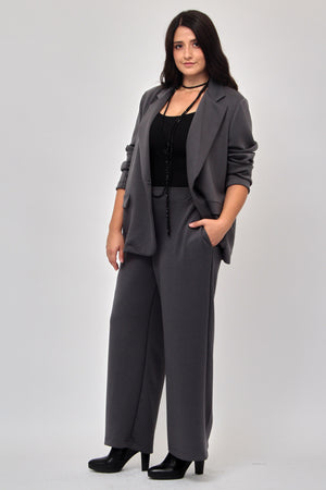 Tailleur neoprene - Grigio