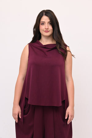 Completo gilet neoprene - Vino