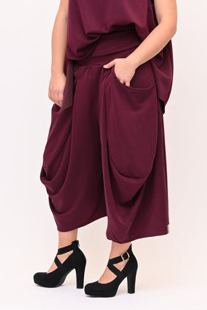 Completo gilet neoprene - Vino