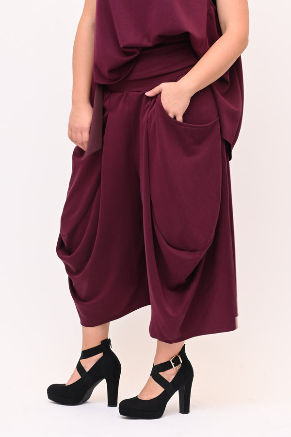 Completo gilet neoprene - Vino