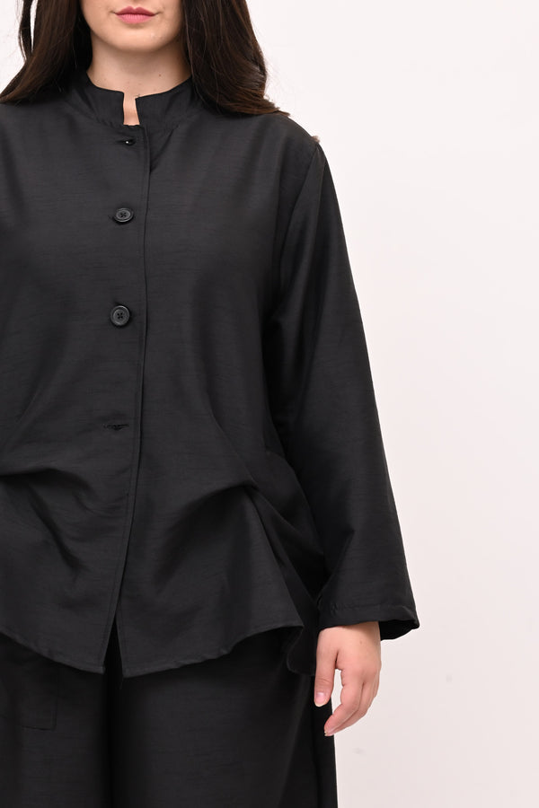 Completo Osaka shantung - Nero