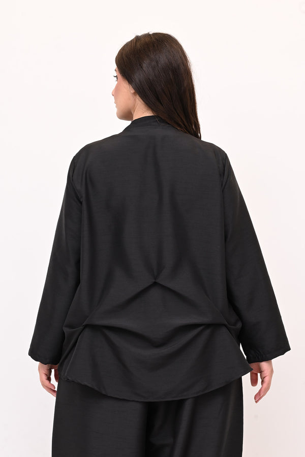 Completo Osaka shantung - Nero