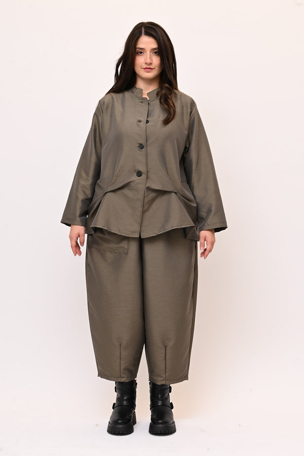 Completo Osaka shantung - Fango