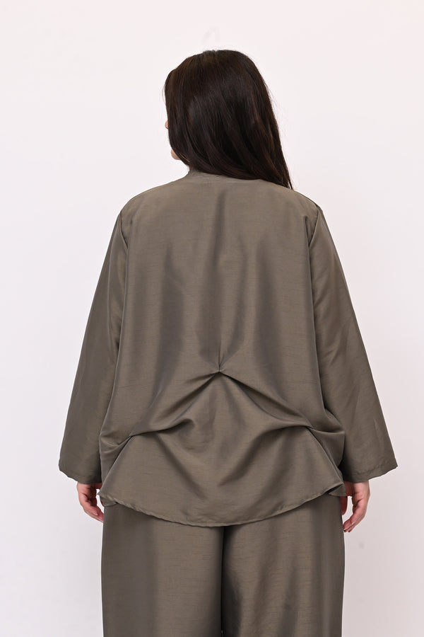 Completo Osaka shantung - Fango