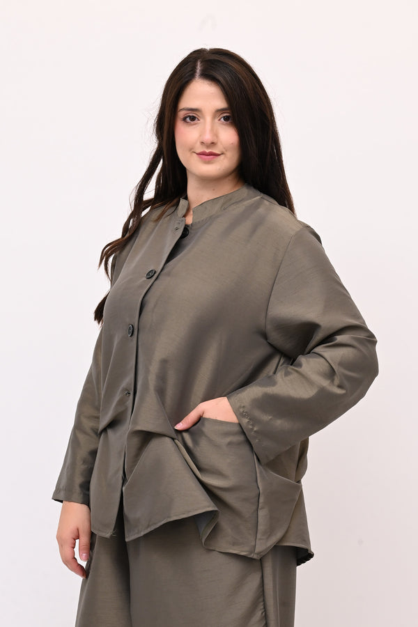 Completo Osaka shantung - Fango