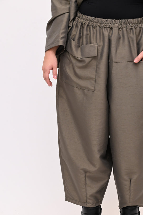 Completo Osaka shantung - Fango