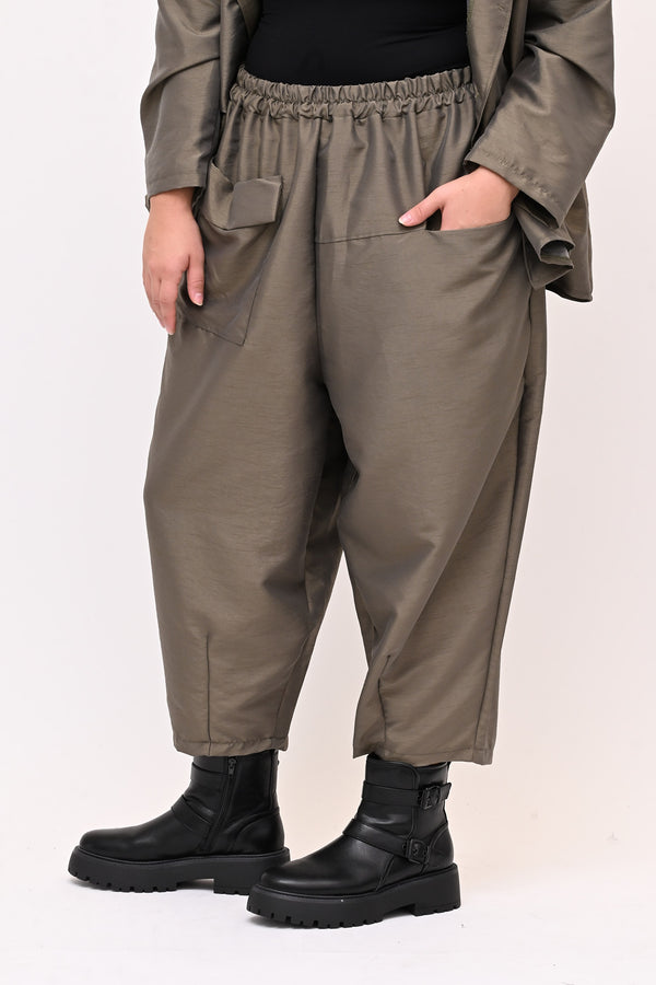 Completo Osaka shantung - Fango