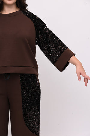 Tuta paillettes scuba - Moro