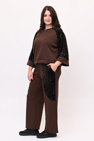 Tuta paillettes scuba - Moro