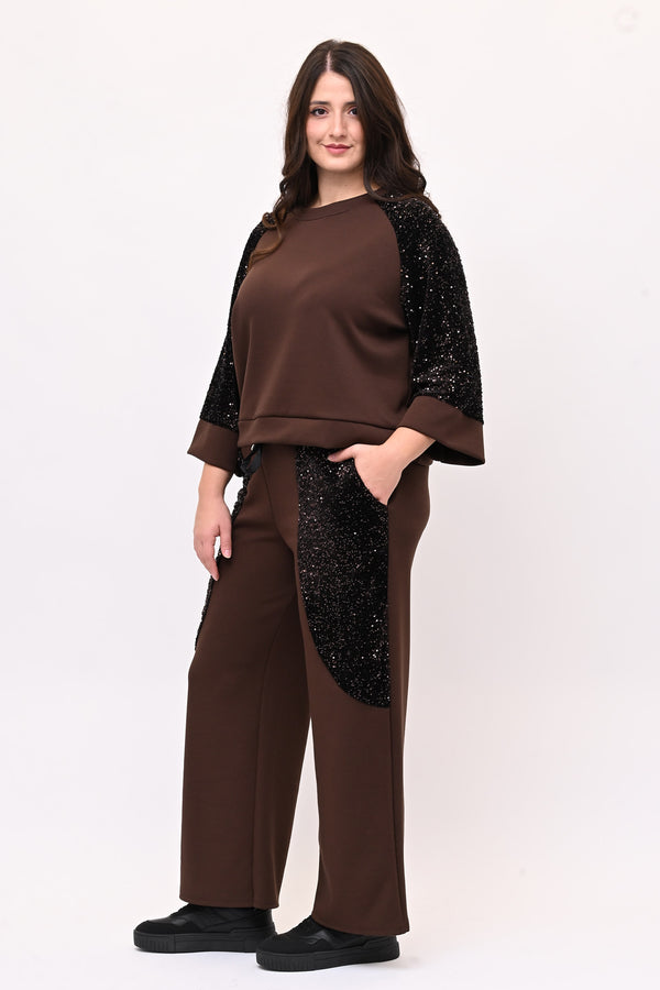 Tuta paillettes scuba - Moro