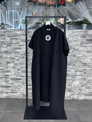 Cappotto over tasche - Nero