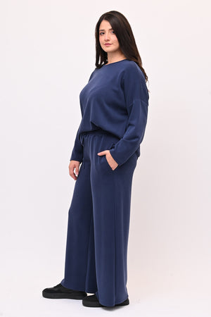 Tuta neoprene over - Blu