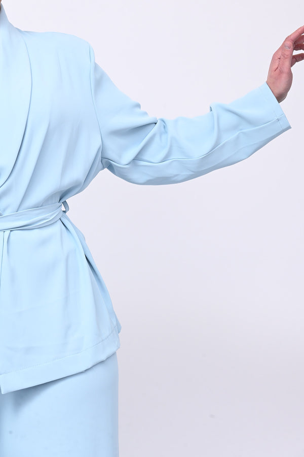 Completo cadì cinta - Celeste